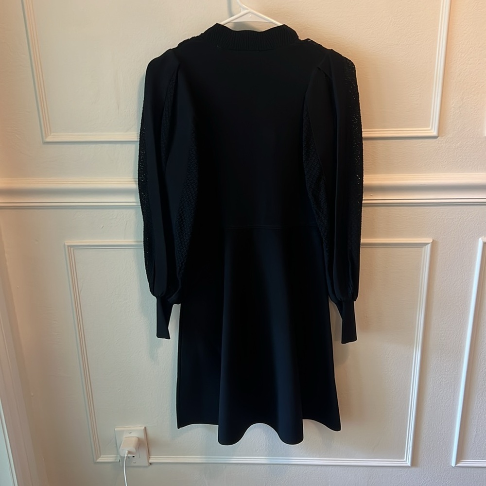 Sandro Black Long Sleeve Dress - Picture 8 of 11
